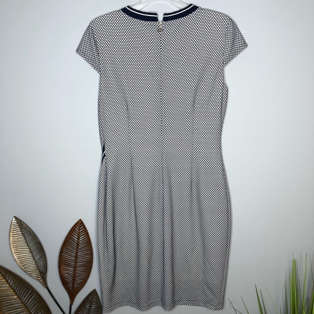 Tommy Hilfiger Blue White Crew Neck Dress - Picture 5 of 8
